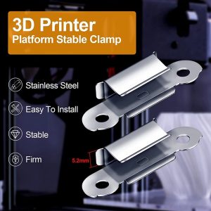 Creality Low Profile 5mm Bed Clips