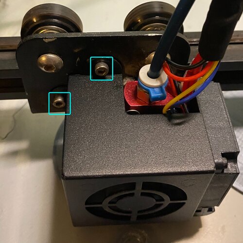 V1 hotend removal